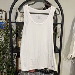 Nike Women's White Tank Top large